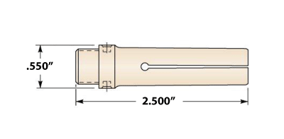 #00A Brown & Sharpe Feed Finger Customer Blank